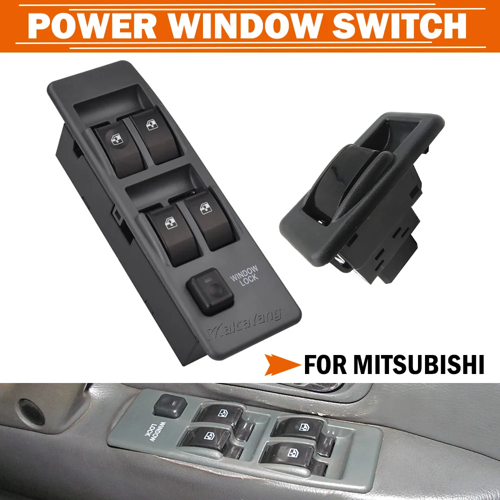 Car Front Side Electric Control Master Window Switch Lifter For Mitsubishi Montero Limited Sport Utility 4-Door 1990-2003