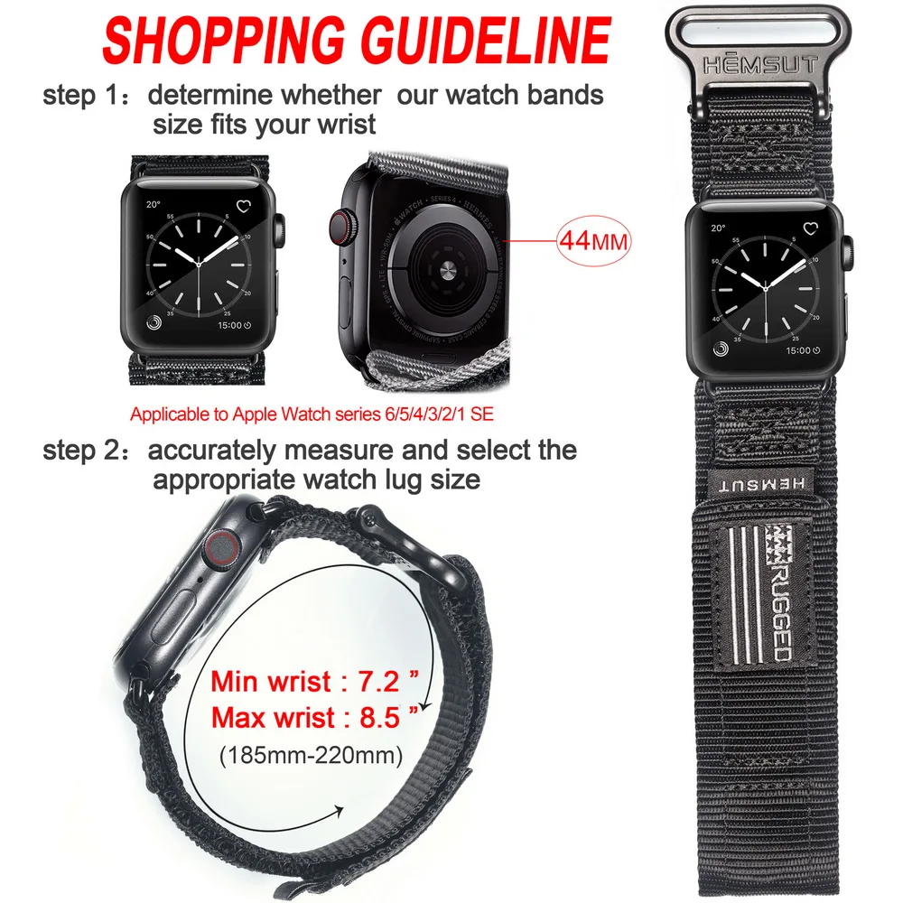 For Apple watch Band 45 49MM Nylon Fashions Sports Wrist Straps Compatibility ultra2 Iwatch SE 40 41 42 44mm