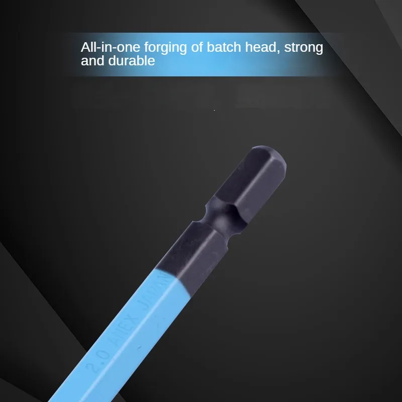 ANEX Color Bit, Ball Point, Single Head, ACBP-2/2.5/3/4/5/6/8 Mm,Insertion Shaft Diameter: 0.25 Inches (6.35 Mm)