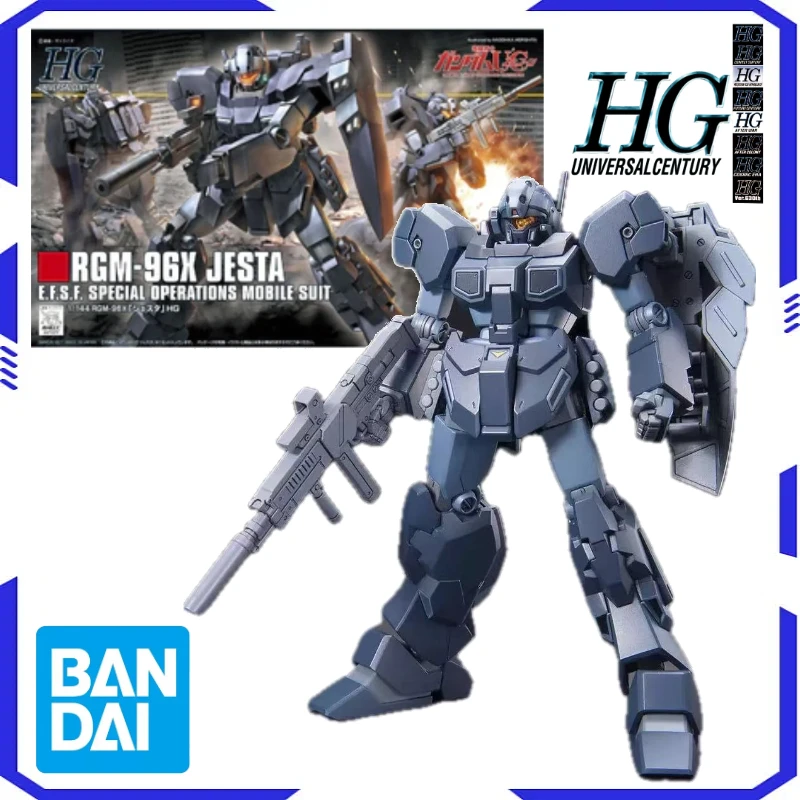 

Bandai Original Model Assembly Kit 1/144 HG-RGM-96X Jesta Model Kit Anime Warrior Component Model Anime Action Character DollToy