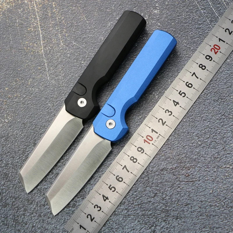 PT5301# Folding Knife Mark 154CM Blade  Aluminium Alloy Handle Outdoor Camping Hunting Fishing Survival Tactical EDC Tools Gifts