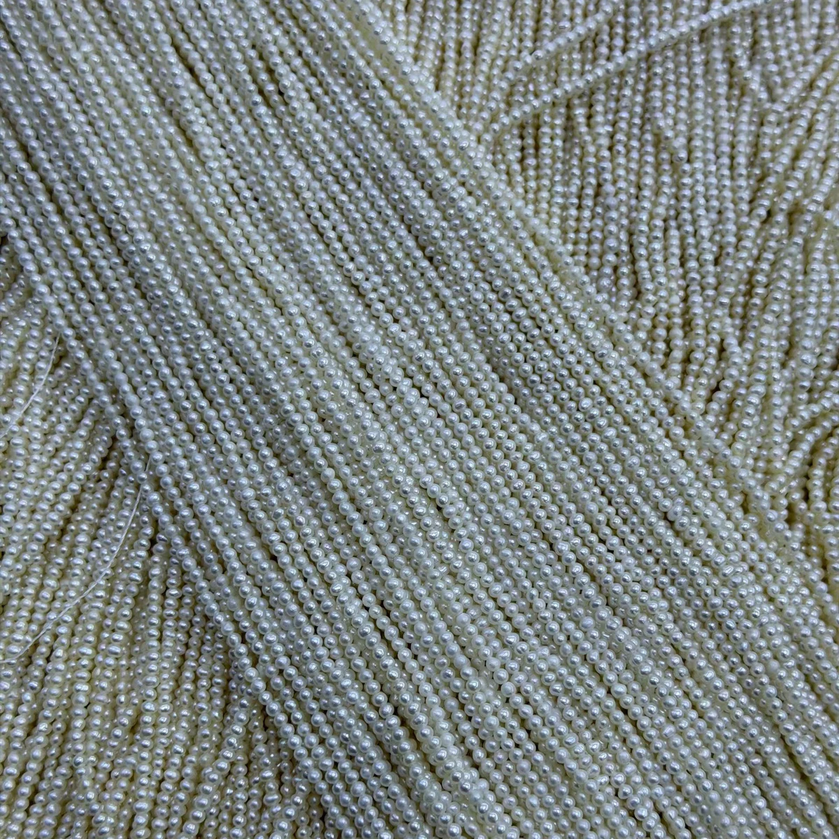 Natural Freshwater Pearl Punch Beads 2-2.5mm High-Quality Potato-Shaped for DIY Jewelry Making Necklaces Bracelets Accessories