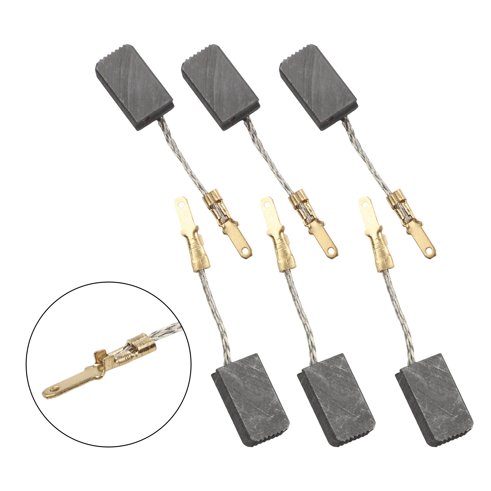 6pcs Carbon Brush Replacement for Angle Grinders 316046800 Compatible with W8115 W8125 W11125 WE14150 WE14125 6pcs