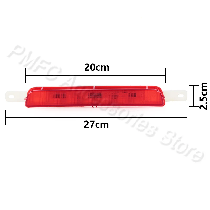 PMFC 3nd Brake Light High Mount Stop Brake Warning Lamp For Chrysler Town & Country For Dodge Grand Caravan 2008-2015 68083906AC