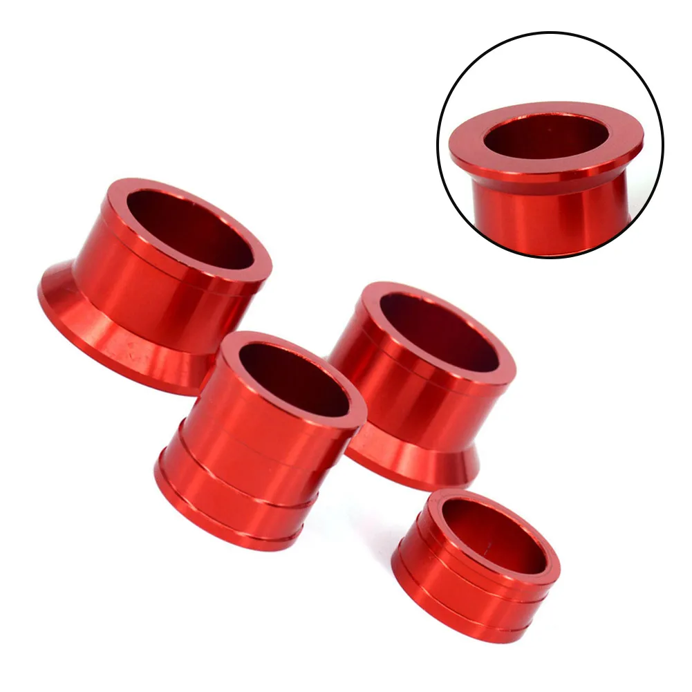 

Spacers Rear Wheel Spacers Set For CR125 CR250 CRF250R CRF450 Works With Stock OEM Hubs Only Ligher Red Brand New High Quality