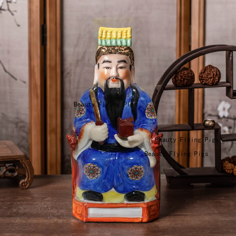 陶器の水神像-風水飾り-家庭で風雨が良い人向け