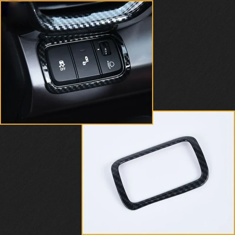 

Car Interior Headlight Adjustment Switch Frame Cover Trim For Hyundai Lafesta 2018 2019 Car Accessories Interior