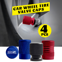 For OZ O.Z Racing Logo Alpha Romeo Fiat abarth JEEP Ford Volvo  Car Valve Caps Wheel Tires Air Tyre Stem Protective Cover