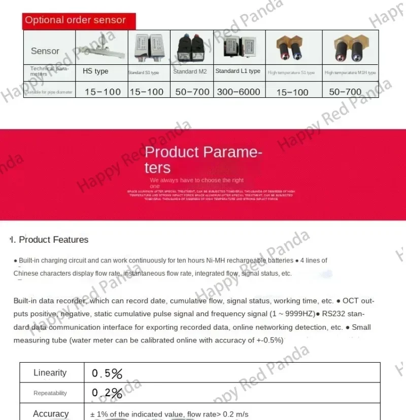 Fire Detection Instrument Portable Ultrasonic Flowmeter Primary and Secondary Fire Detection and Maintenance Equipment