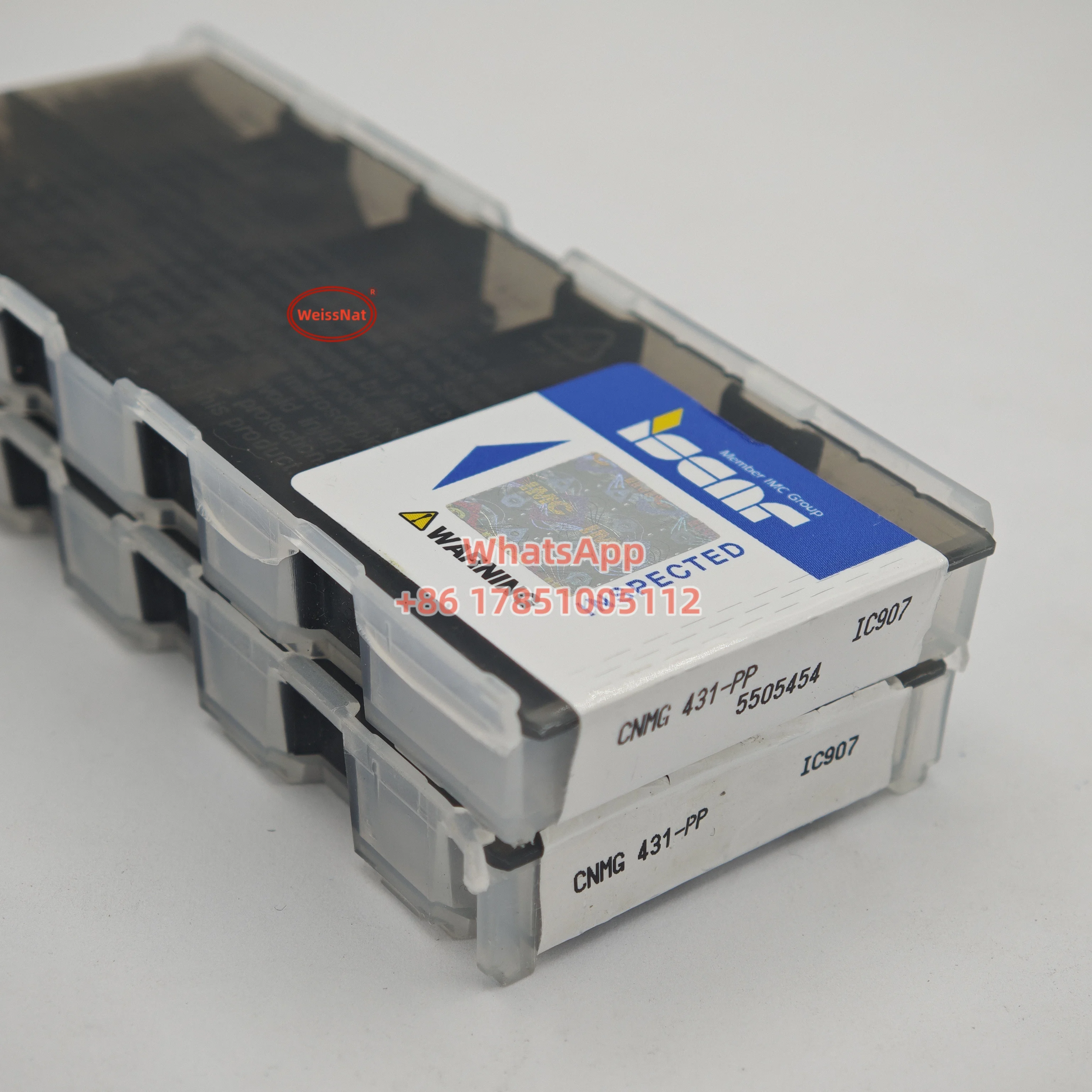ISCAR CNMG 120404 -PP IC907 ТВЕРДОСПЛАВНЫЕ ВСТАВКИ 10 шт. CNMG431 Токарная вставка