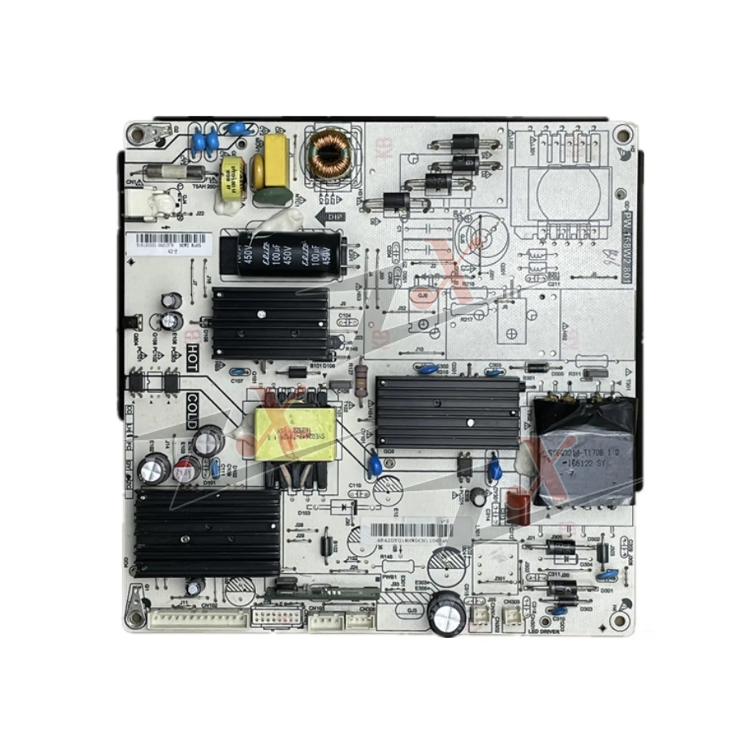 PW.168W2.801 Оригинальная плата питания телевизора CANTV C42SD320 PW.168W2.801