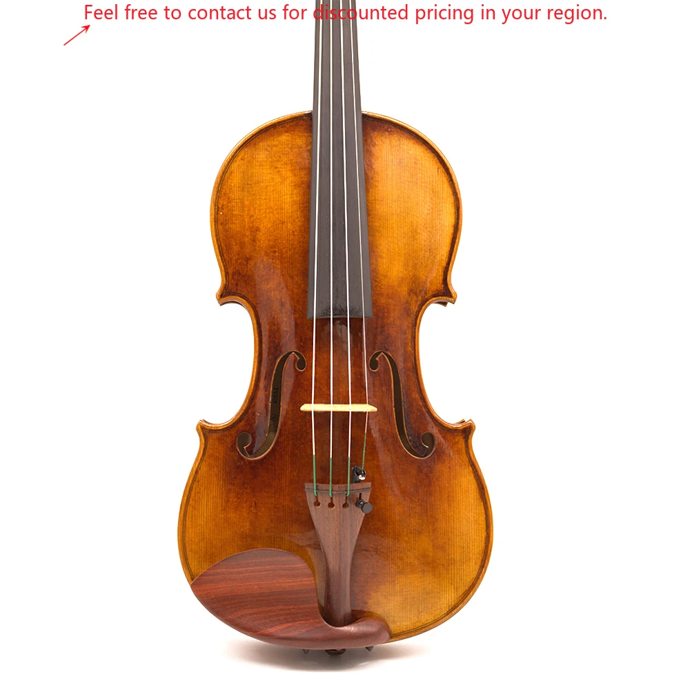 

Professional Antique European 4/4 Violin With Nice Sound Brazil Wood Bow