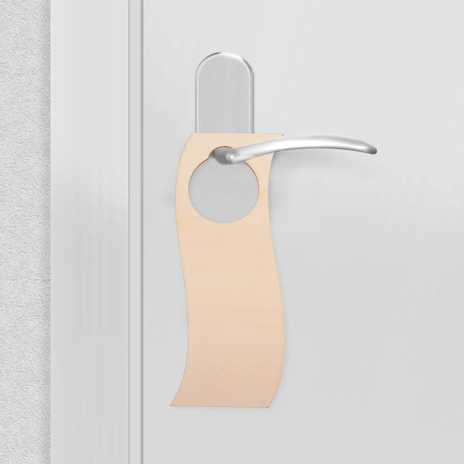 

10Pcs Blank Wooden Doorknob Hanging Signs Smooth Surface DIY Painting Plaques for Door Decoration and Creative Craft