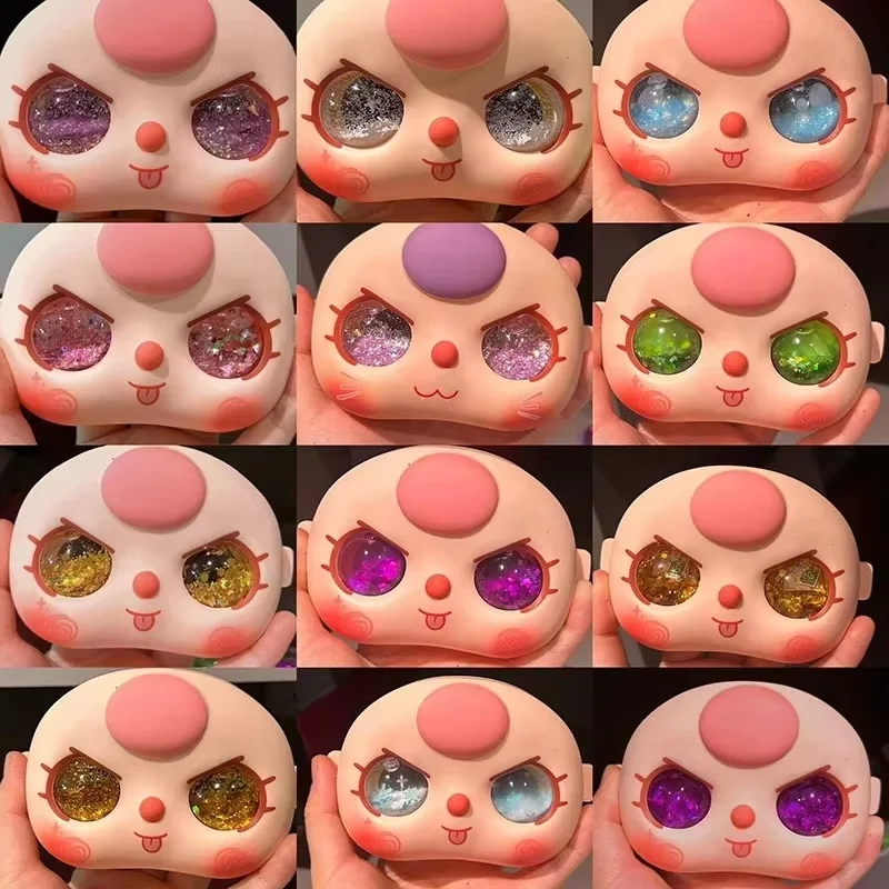 Baby Three 400% Custom Makeup Change Flowing Sand Eyes Gorgeous Decoration Vinyl Doll Face Shell Accessories