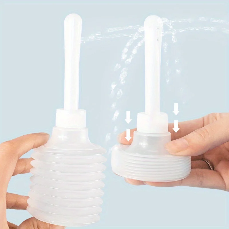 Portable Cleaner Butt Washing Bottle, Push-Type Cleaning Bottle