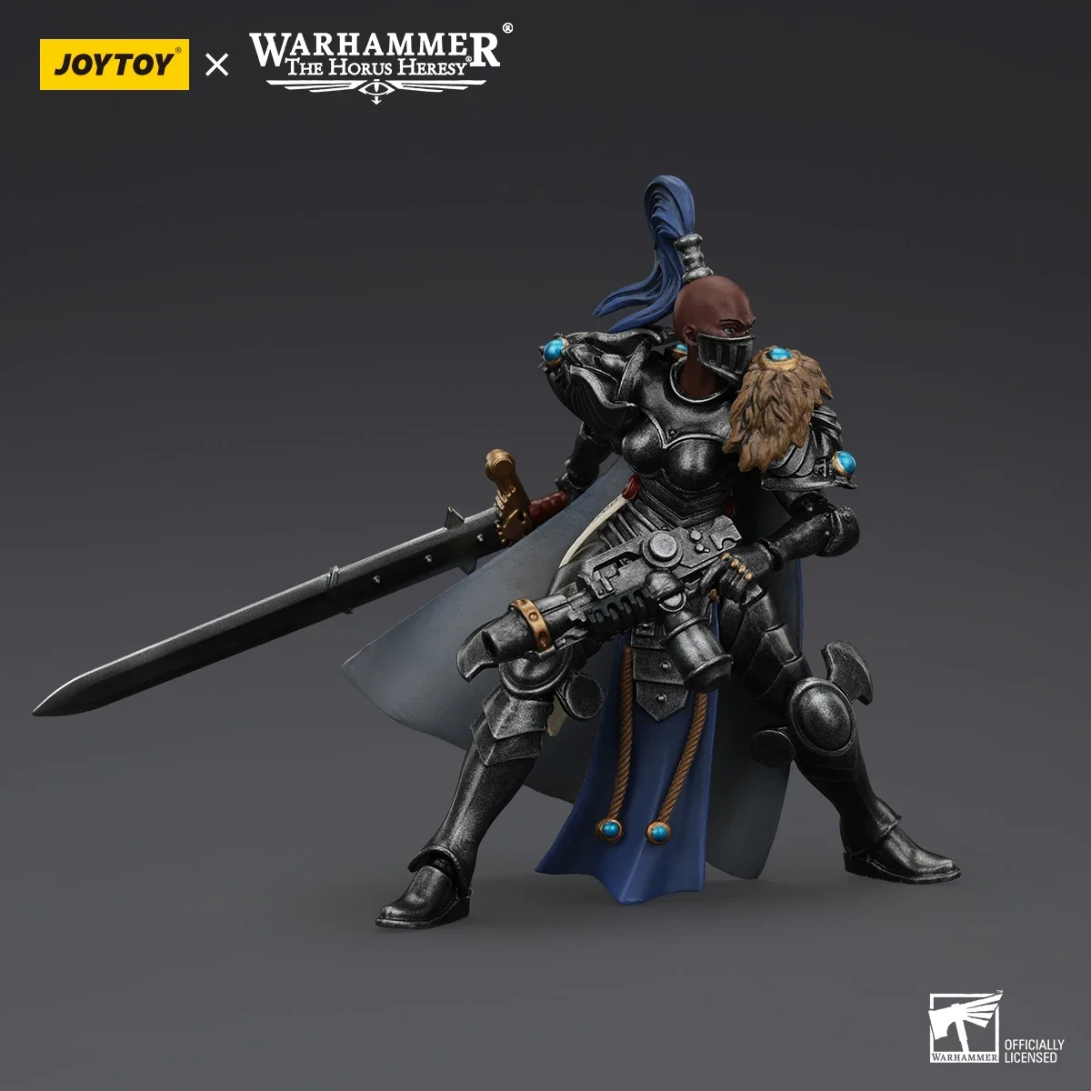 Joytoy warhammer irmãs do silêncio argent lynx vigilator quadro 3 itens 1:18 figura de ação irmãs do silêncio modelo brinquedos boneca