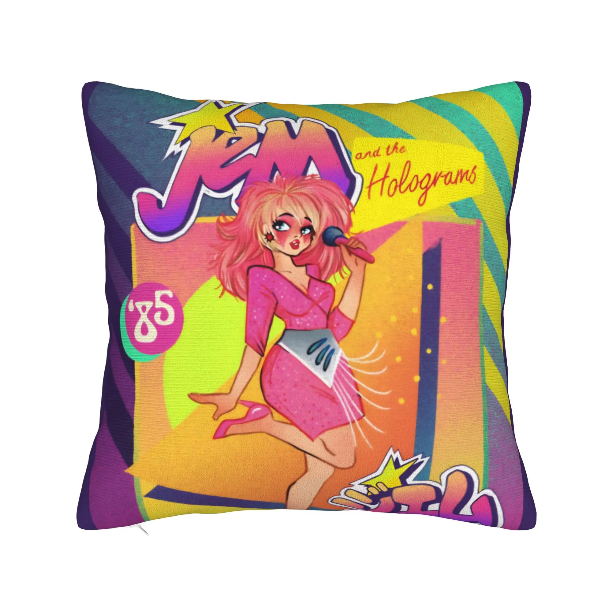 Decorative Pillowcases Jem And The Holograms Product Bed  Pillow Case Cover Drop Shipping Multi-Size