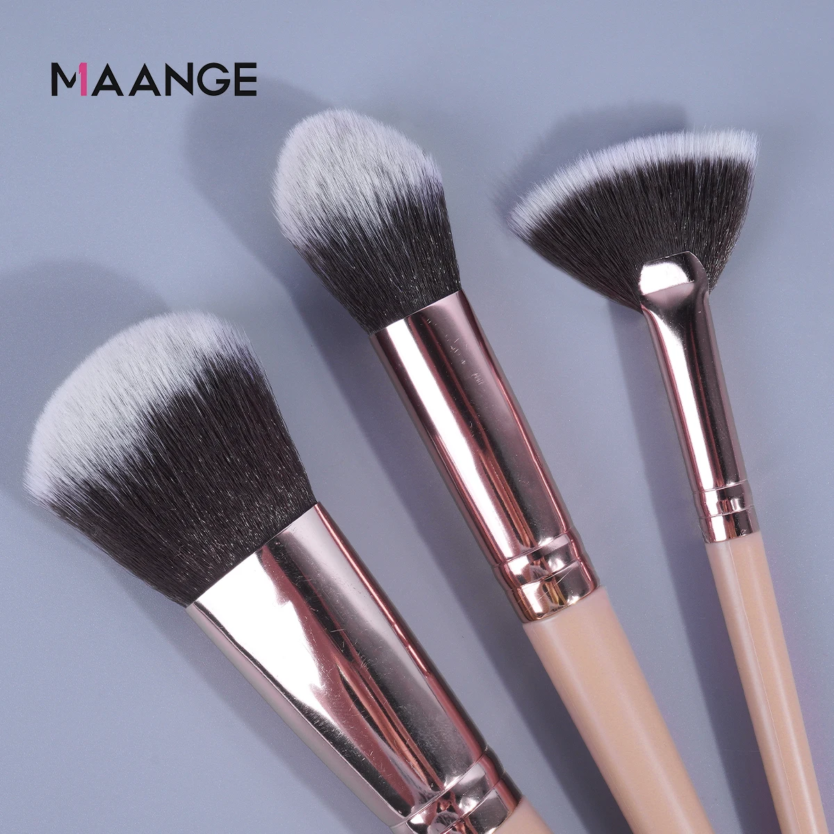 Maange 20pcs Makeup Brushes Set Cosmetic Foundation Powder Blush Eye Shadow Lip Make Up Brush Blending Tools For Women Beginner