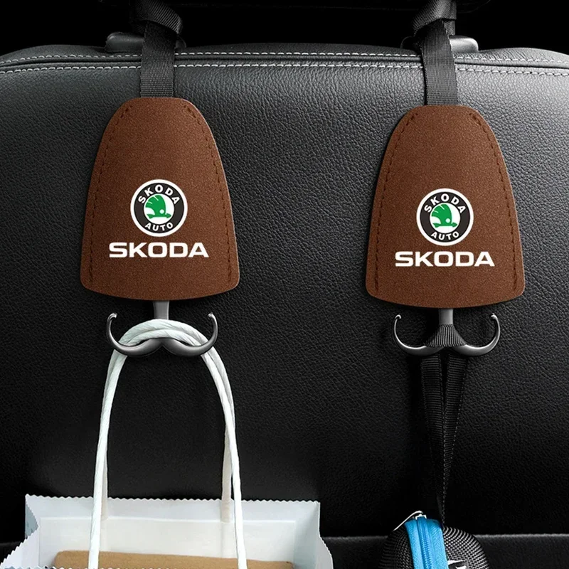 

Car Interior Seat Headrest Hook Back Seat for Skoda Yeti Octavia 3 Superb Kodiaq Fabia Kamiq Karoq Rapid Scala