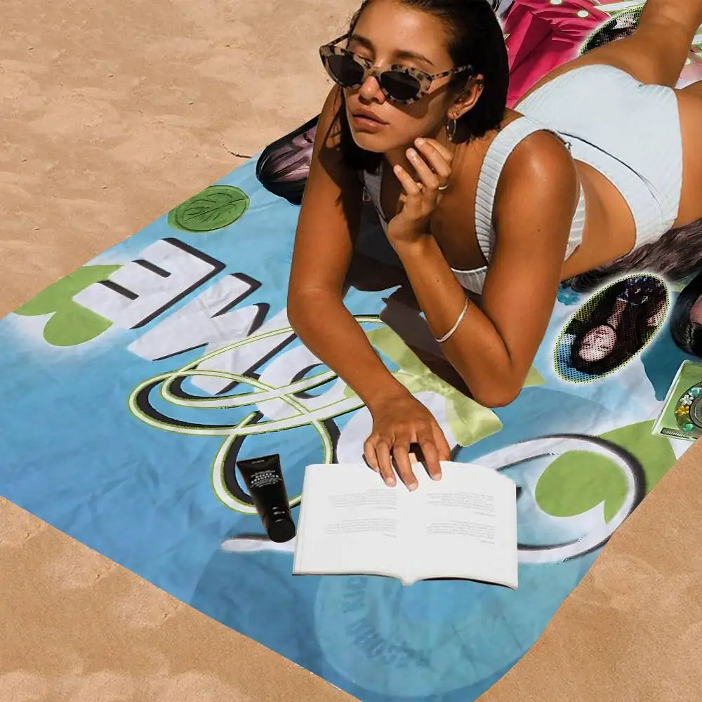 New KPOP Group K-kiiiKiii Bath Towel Microfiber Soft Water Absorbing Breathable For Girl Kids Decorative Cartoon Beach Towel