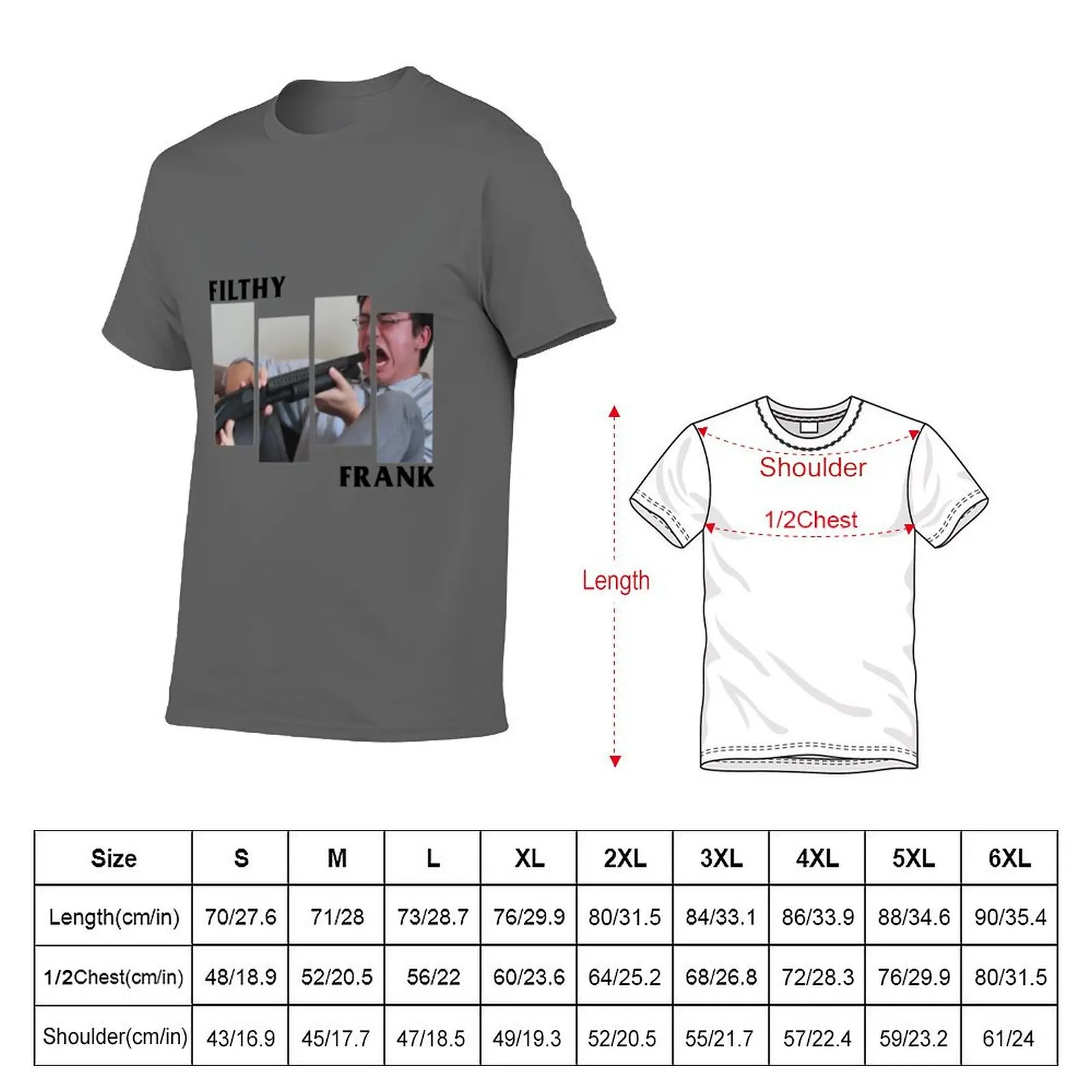 Filthy Frank {(Black Flag stylized) T-Shirt man t shirt luxury graphic t shirts for man t shirt custom print T-Shirt