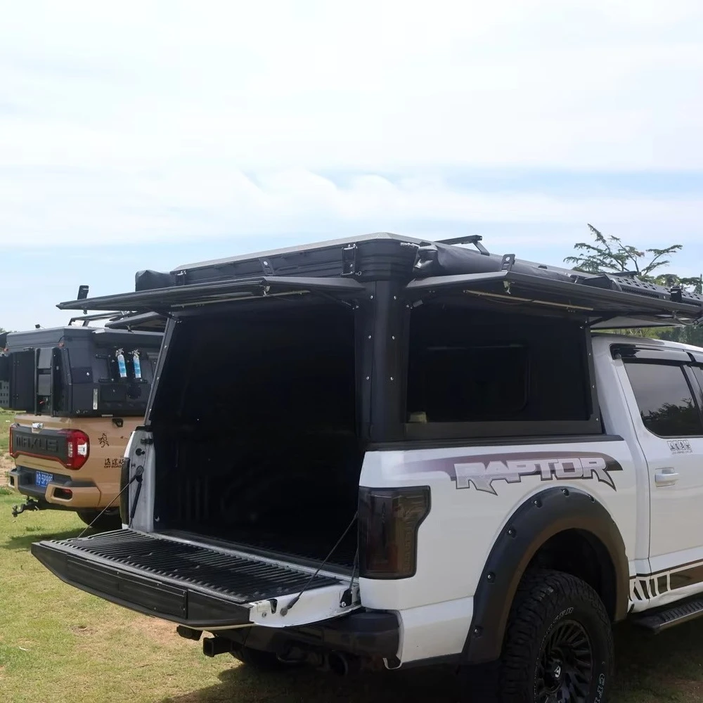 Aluminum Extruded Waterproof Canopy Truck Bed Camper for Pick up Truck