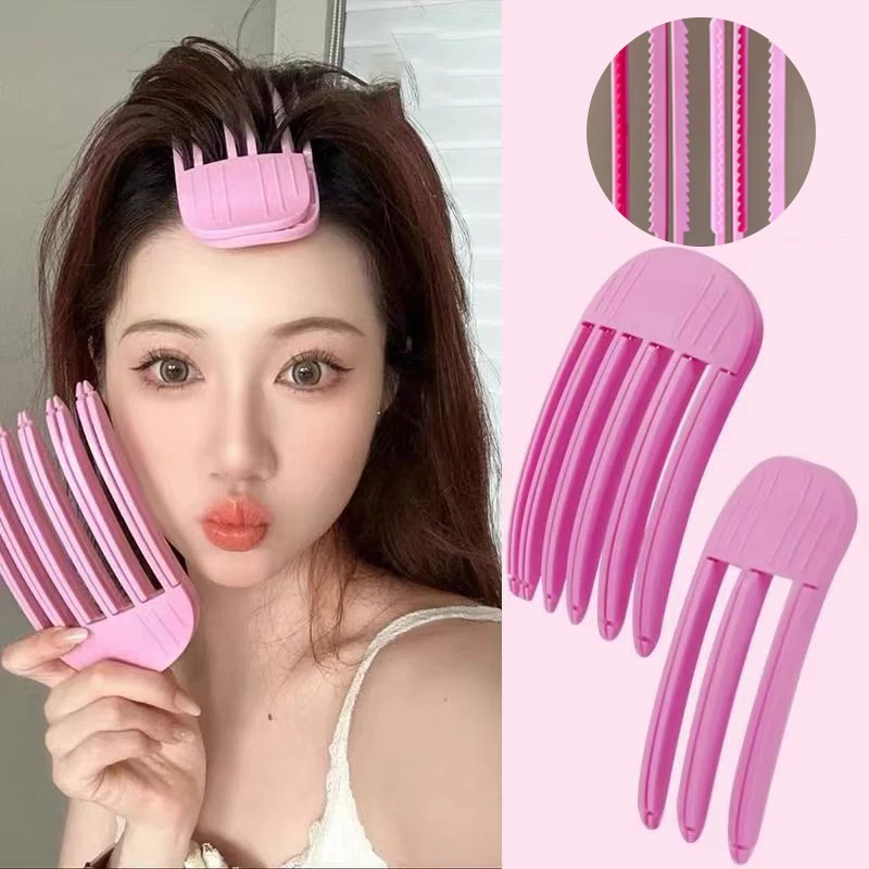 3/6 Comb Teeth Natural Hair Root Fluffy Clips Curly Bangs Hair Styling Clip Hairs Lazy DIY Tool Traceless Hair Salon Accessories