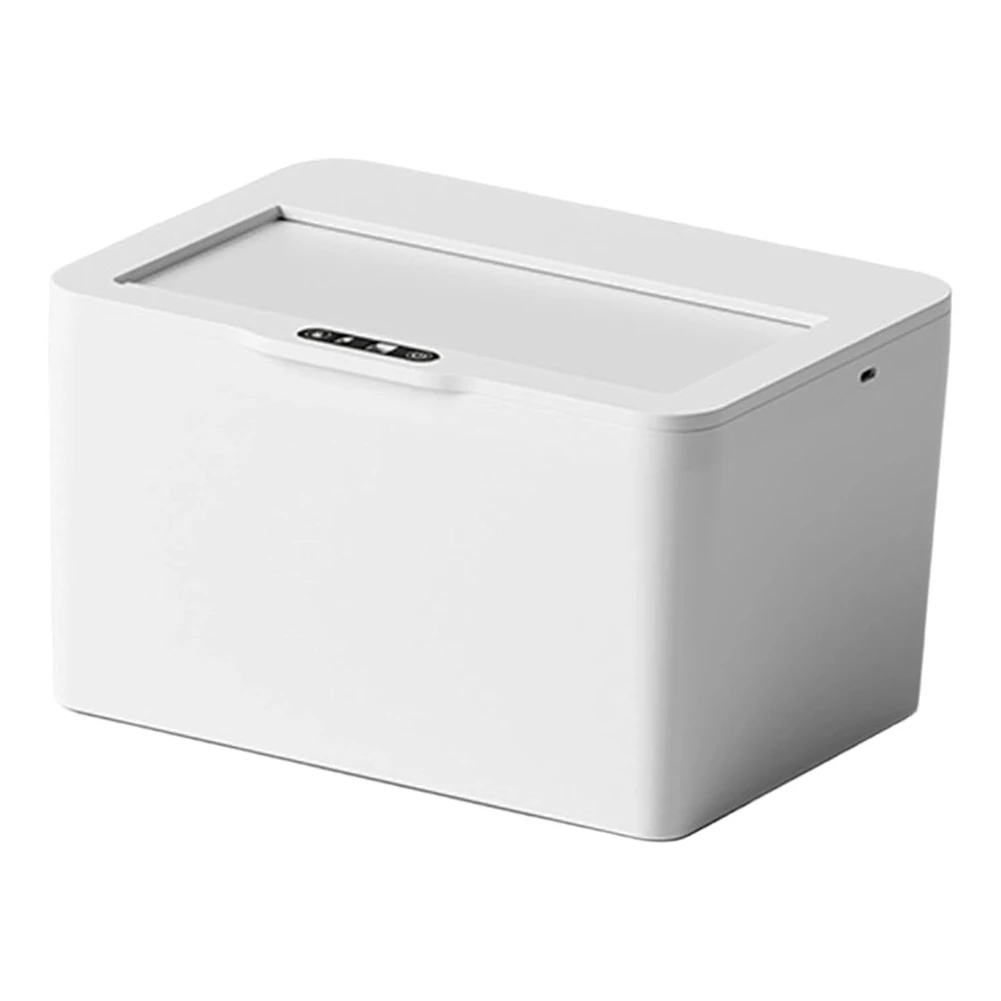 

Прочный умный индукционный мусорный бак с автоматическим управлением, сенсорный, 6 л, для рабочего стола, дома, спальни, ванной комнаты
