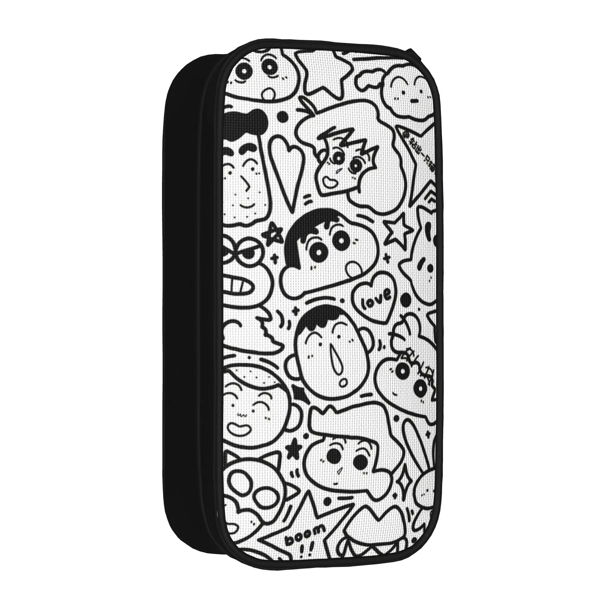 

Crayon Shin chan Anime Pencil Cases Creative Cartoon Pen Box Bag Student Large Storage Students School Gift Pencil Box