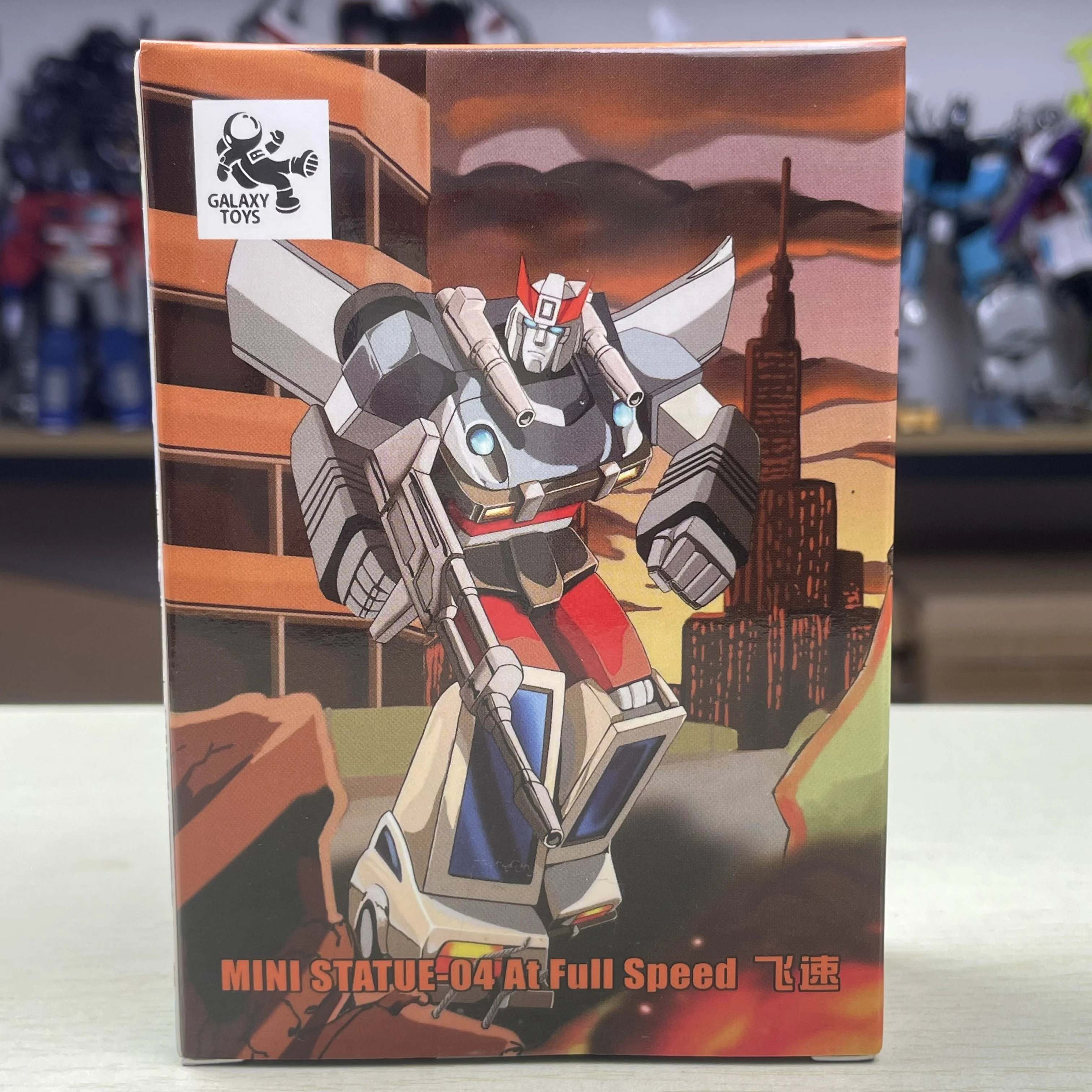 

Galaxy Toys Transformation Mini04 MINI-04 Streak Bluestreak Sliverstreak Mini 6cm Action Figure Robot Toy