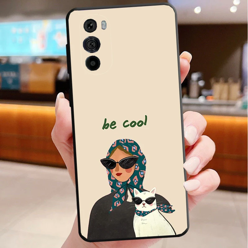 

Cute Cat Cartoon Phone Case For Motorola Edge 50 40 Pro 60 50 40 30 Ultra Neo Fusion Moto G Play G Stylus G Power G 2025