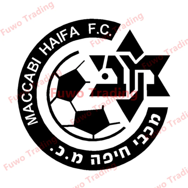 High-quality Waterproof Sticker Mhfc Haifa Green Israel Car and Motorcycle Stickers Waterproof and Sunscreen Car Decor