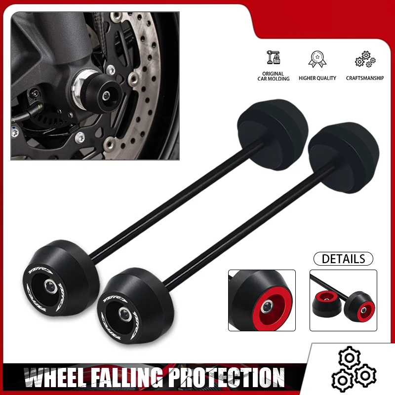 

r7 Motorcycle Wheel Protector Cap For R7 YZFR7 2020 2021 2022 2023 2024 Front Rear Wheel Fork Axle Sliders Crash Falling Pad