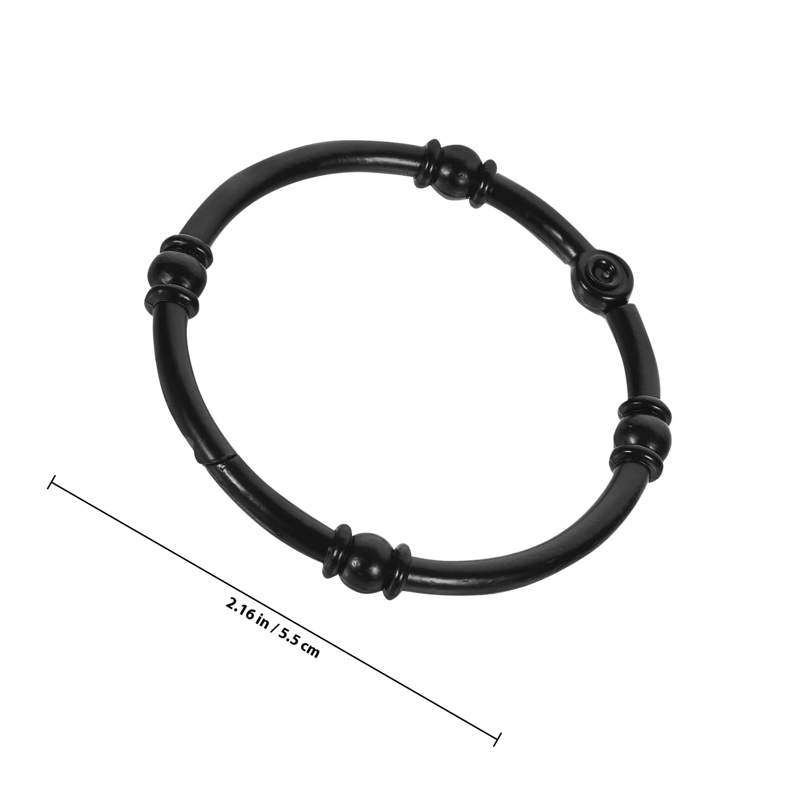 12 قطعة حلقات ستائر الدش من سبائك الزنك خطافات معدنية شديدة التحمل لستائر نافذة الحمام حلقات ستائر سهلة الشريحة