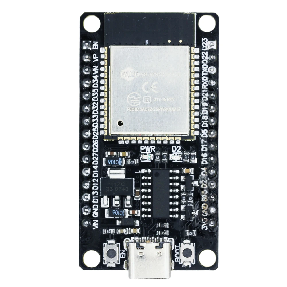 Imagem -03 - Placa de Desenvolvimento Esp32 tipo c Usb Ch340c Wifi Bluetooth Potência Ultra Baixa Dual Core Esp32-devkitc32 Esp-wroom-32 Placa de Expansão