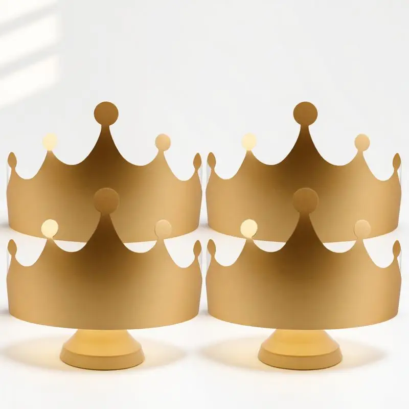 

12 PCS Birthday Party Decorations Hat Crown Paper Hats Decorate Supplies