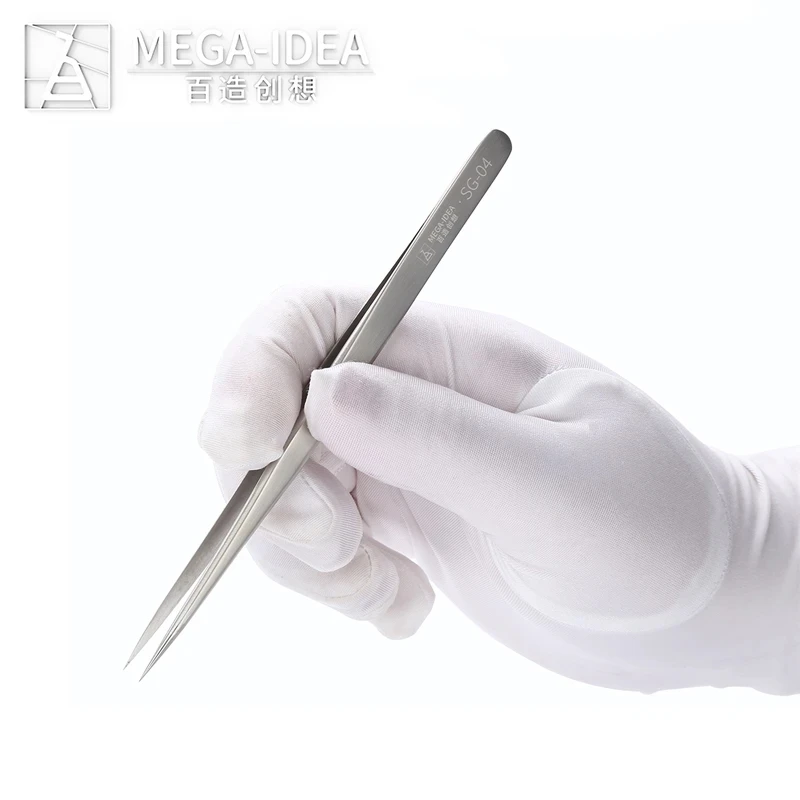 Qianli SG-04 Precision Tweezers Non-Magnetic Stainless Steel Tweezers Electronic Phone Repair Tools