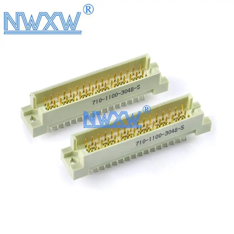 

10PCS/LOT Nextron / 2.54 mm slabs board connector 3 European socket 348 straight row of 48 needle gold-plated