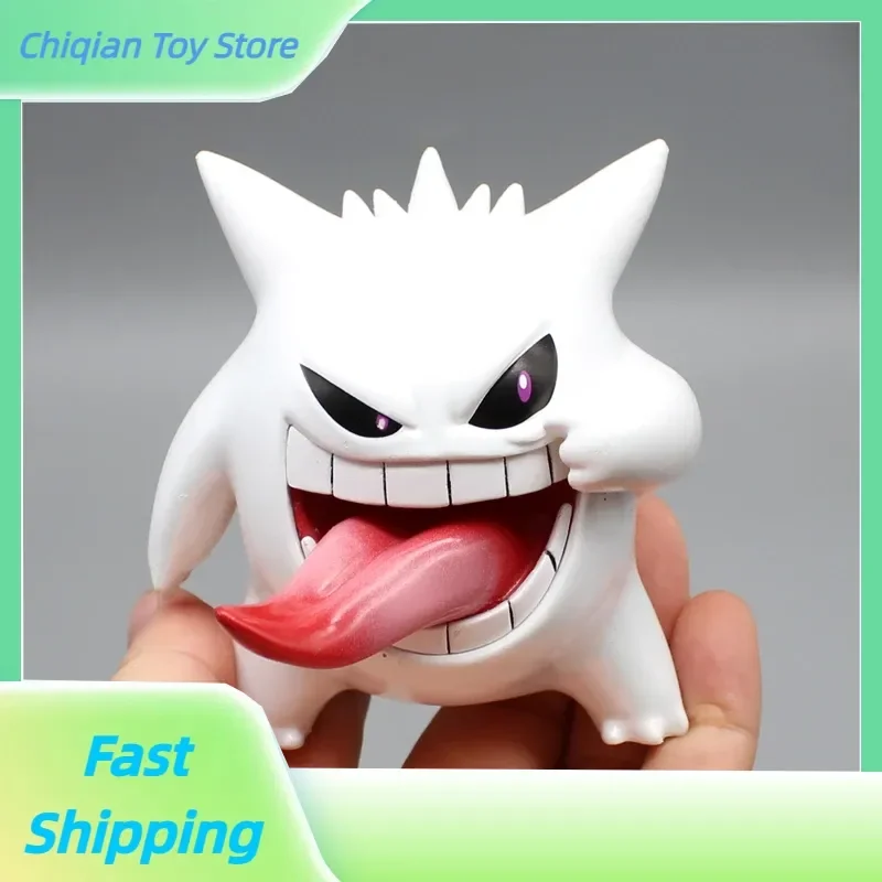 

Фигурка Pokemon Gengar-аниме Коллекционная модель Kawaii игрушки с наклейкой на язычок для детей, подарок, разные цвета