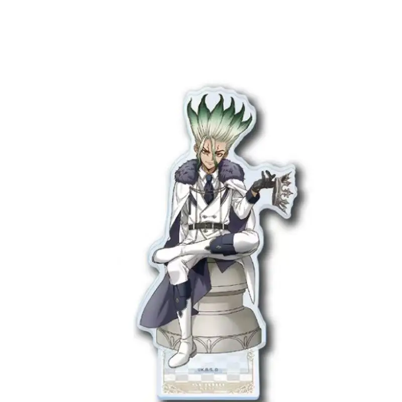 أنيمي حجر الشطرنج سلسلة الأجهزة الطرفية زينو هيوستن وينغفيلد الشكل الاكريليك حامل ستانلي سنايدر الدائمة لوحة اللعب هدية الشتاء