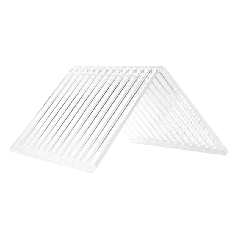 

12-Slots Vinyl Record Storage Holder Stand Clear Acrylic Record Display Rack Dropship