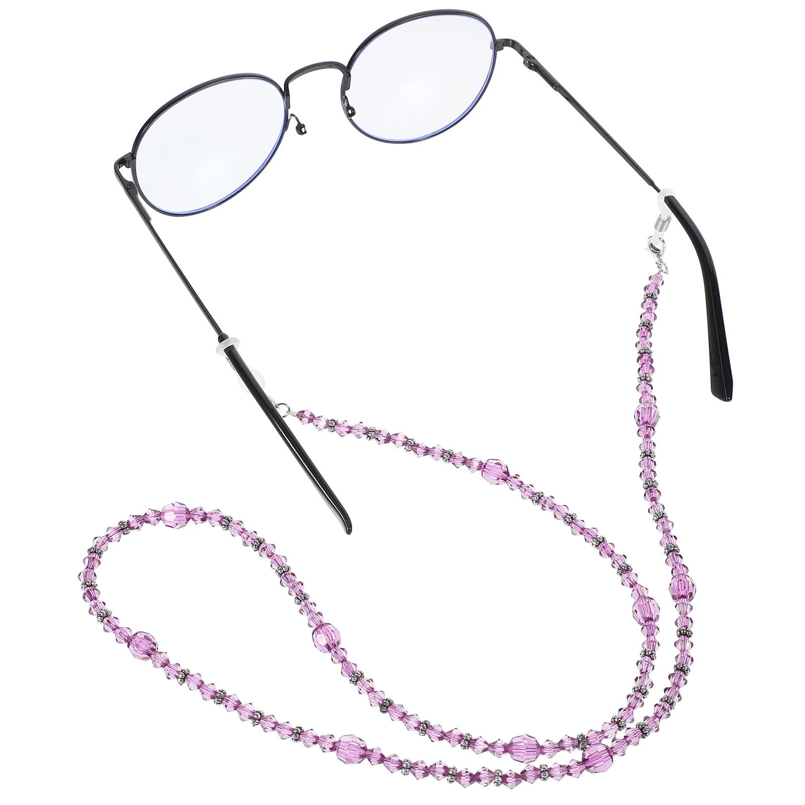 

2Pcs Comfortable Safe Glasses Chain Prevent Slipping during Exercise Stylish Eyeglass Necklace for All Activities
