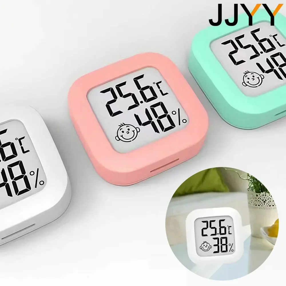 JJYY Mini Home Digital LCD Display Thermometer Hygrometer Indoor High Precision Temperature Sensor