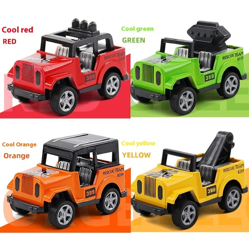 Boy Warrior Car Model Children's Mini Off road Jeep Toy Car Physical Street Stall Gift