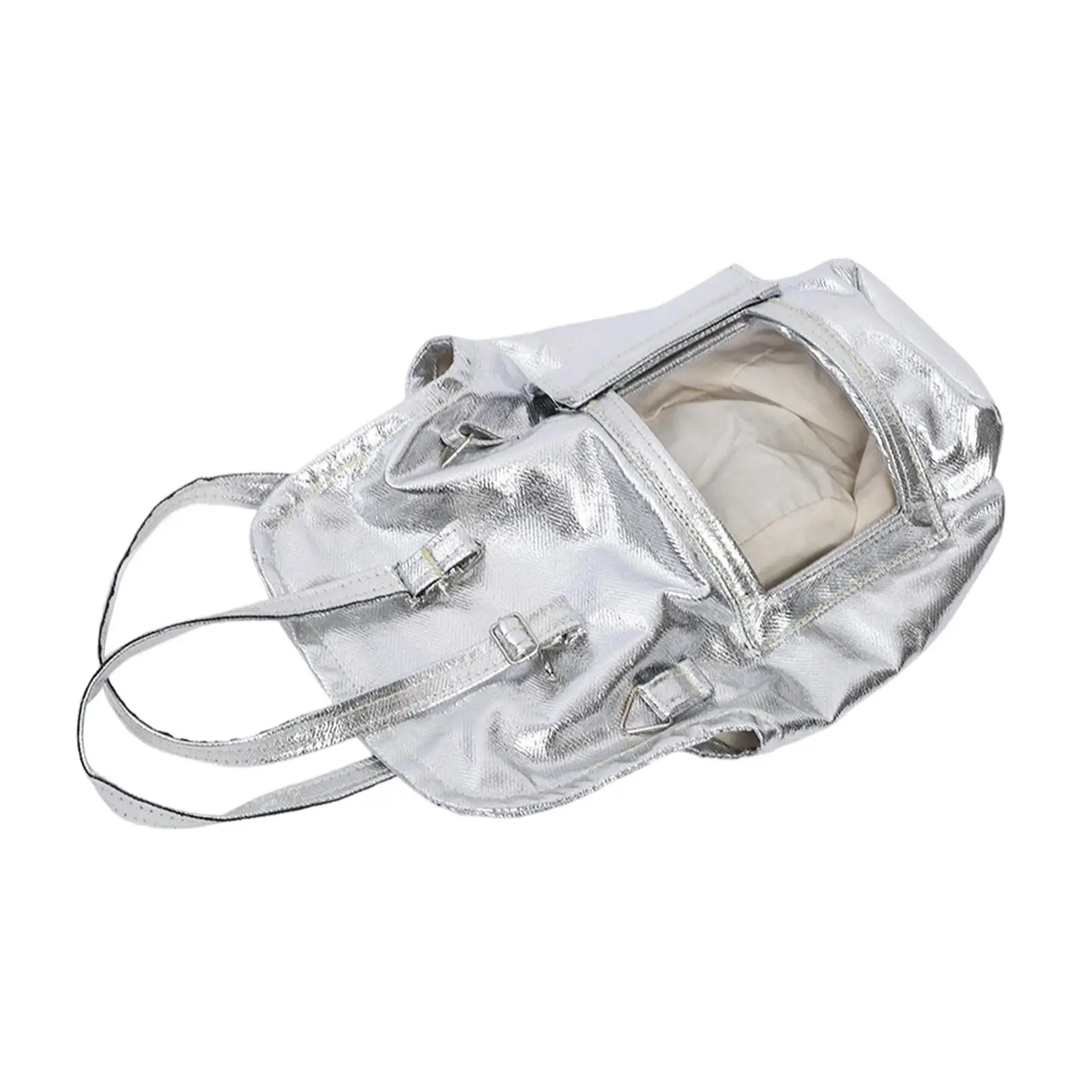 Fireproof Aluminium Foil Hood Lightweight Smelting Hat High Heat Safety Protection for Foundry and Metal Casting