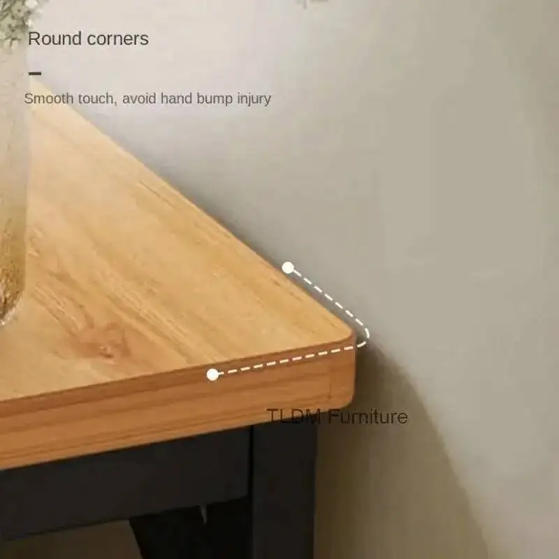 بسيطة ضيقة طاولة جانبية أثاث المنزل خياطة نظام التخزين غرفة المعيشة الشمال متعددة الوظائف الحديثة حافة الجداول h