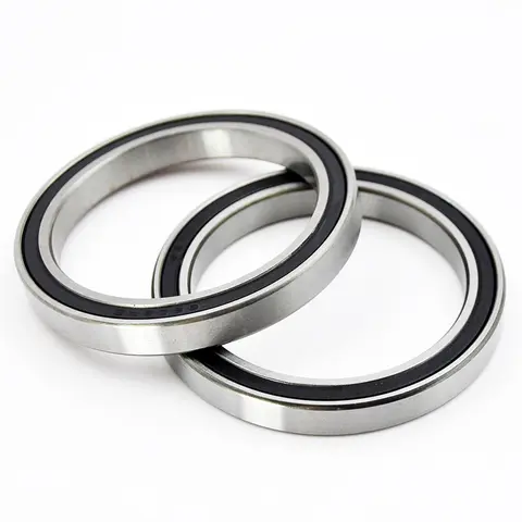 2pcs Rubber-sealed Deep Groove Bearings 50x65x7 55x72x9 60x78x10 80x100x10 6806 6809 6810 6811 6812 6813 6814 6816 RS Bearing