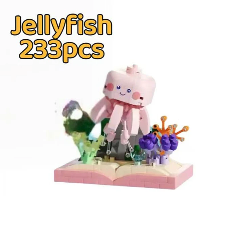 

Ocean World Children's Architectural Toys Marine Bio Creative Conference Educational Toys Desktop Decoration Gifts for Children
