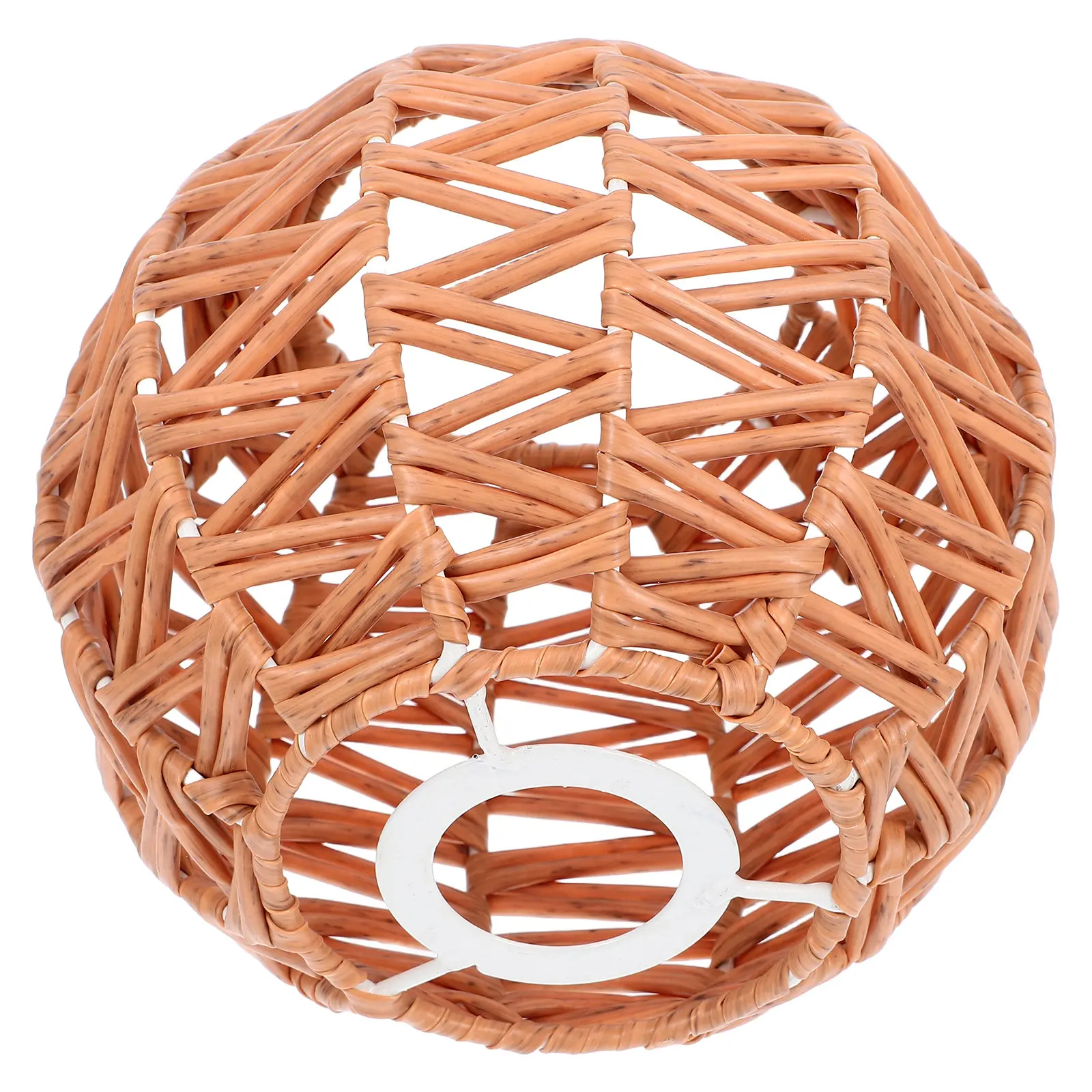 

Vintage Pendant Lamp Shade Handwoven Imitation Rattan Woven Lampshade for Ceiling Dining Room Kitchen Cafe Porch Loft Rustic
