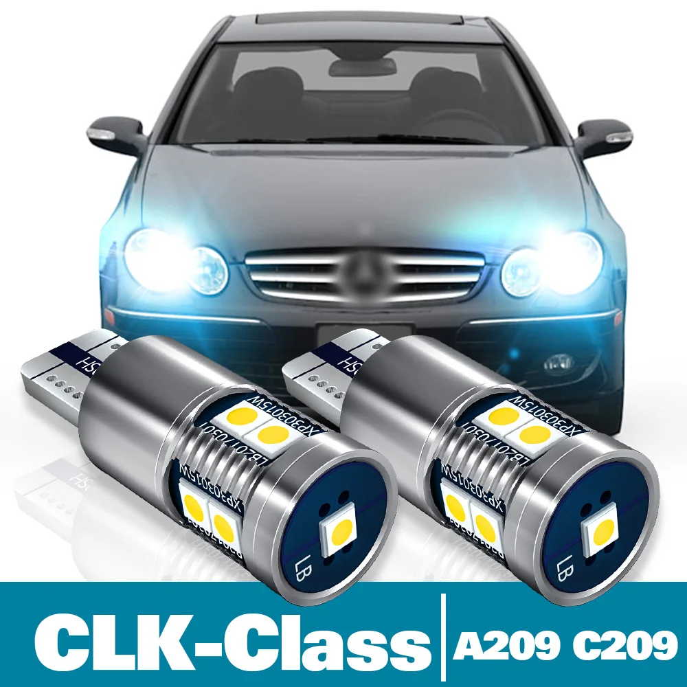 

2pcs LED Parking Light For Mercedes Benz CLK Class A209 C209 Accessories 2002 2003 2004 2005 2006 2007 2008 2009 2010